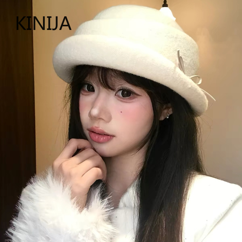 Hepburn Style Wool Top Hat Ber - Beret French Wool review and price